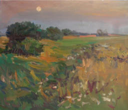 "Vollmond", Öl auf Leinwand, 60 x 70 cm, 2009