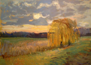 "Trauerweide", Öl auf Leinwand, 50 x 70 cm, 2006