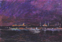 "Der Topkapi-Palast", Ölpastell, 21 x 30 cm, 2008